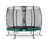EXIT Elegant trampoline ø305cm with Economy safetynet - green