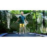EXIT Elegant Premium trampoline 214x366cm with Deluxe safetynet - grey