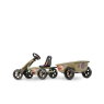 EXIT Foxy Expedition pedal go-kart with trailer - dark green