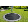 EXIT InTerra ground-level trampoline ø305cm - grey