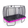 EXIT Elegant Premium trampoline 244x427cm with Deluxe safetynet - purple