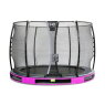 EXIT Elegant ground trampoline ø305cm with Economy safety net - purple