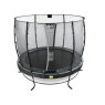 EXIT Elegant trampoline ø253cm with Economy safetynet - black