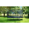 EXIT Elegant Premium trampoline ø427cm with Deluxe safetynet - black