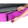 EXIT Elegant trampoline 244x427cm with Economy safetynet - purple