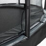 EXIT Elegant Premium ground trampoline 214x366cm with Deluxe safety net - black