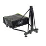 EXIT Galaxy portable basketball backboard on wheels - black edition