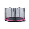 12.72.10.01-exit-twist-ground-trampoline-o305cm-with-safety-net-pink-grey