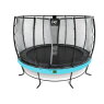 EXIT Elegant Premium trampoline ø427cm with Deluxe safetynet - blue