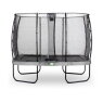 EXIT Elegant trampoline 214x366cm with Economy safetynet - grey
