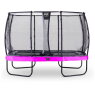 EXIT Elegant Premium trampoline 244x427cm with Deluxe safetynet - purple