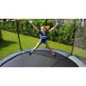 EXIT Elegant ground trampoline ø305cm with Economy safety net - green
